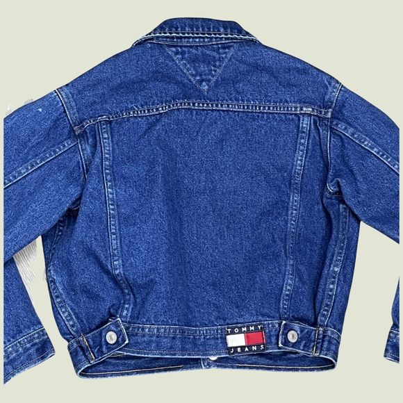 Vintage Tommy Hilfiger Girl's Jean Jacket Size 7 - Picture 11 of 13